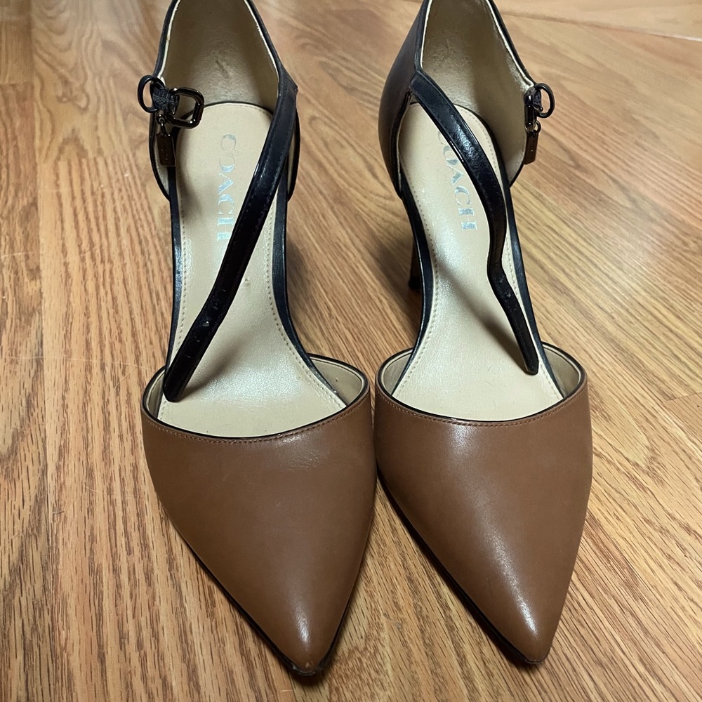 Coach Black and Brown High Heels